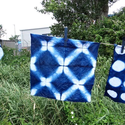 Indigo Shibori Dyeing