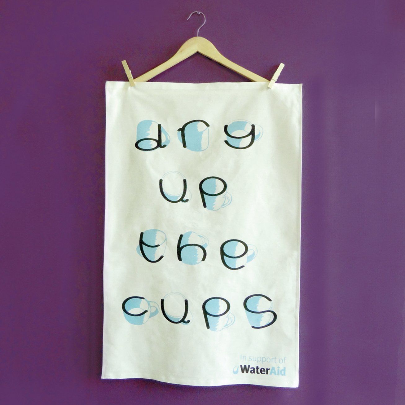 Printing Tea Towels for WaterAid