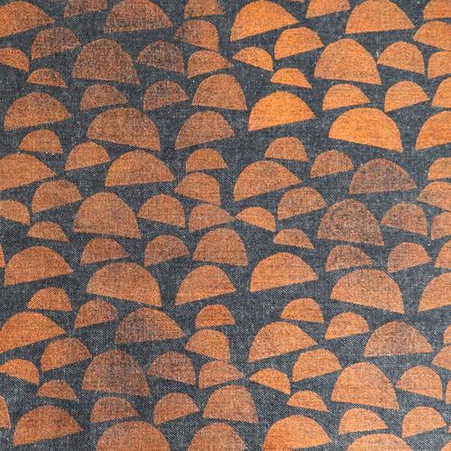 Printing an Easy Repeat Pattern on Fabric with Permaset Metallic Ink