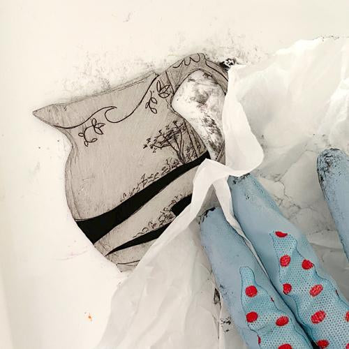 Intaglio Printing Without a Press: Tetra Pak Collagraph