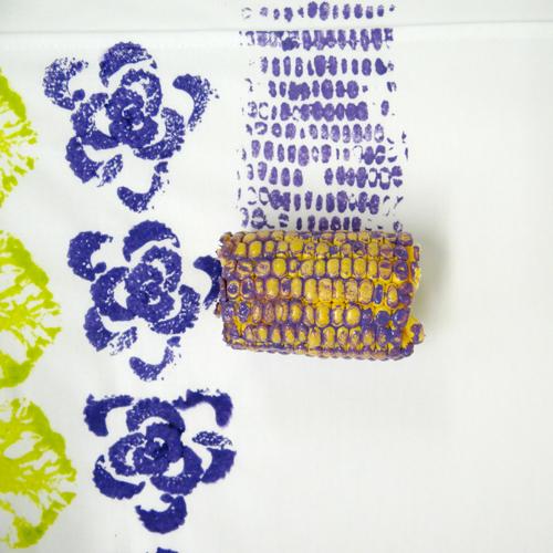 Fabric Printing with Vegetables!