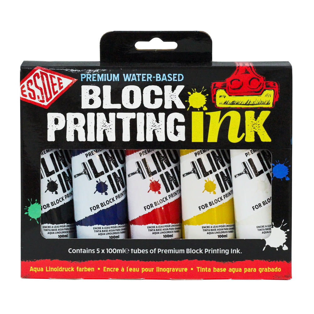Essdee Water-based Block Printing Ink Set