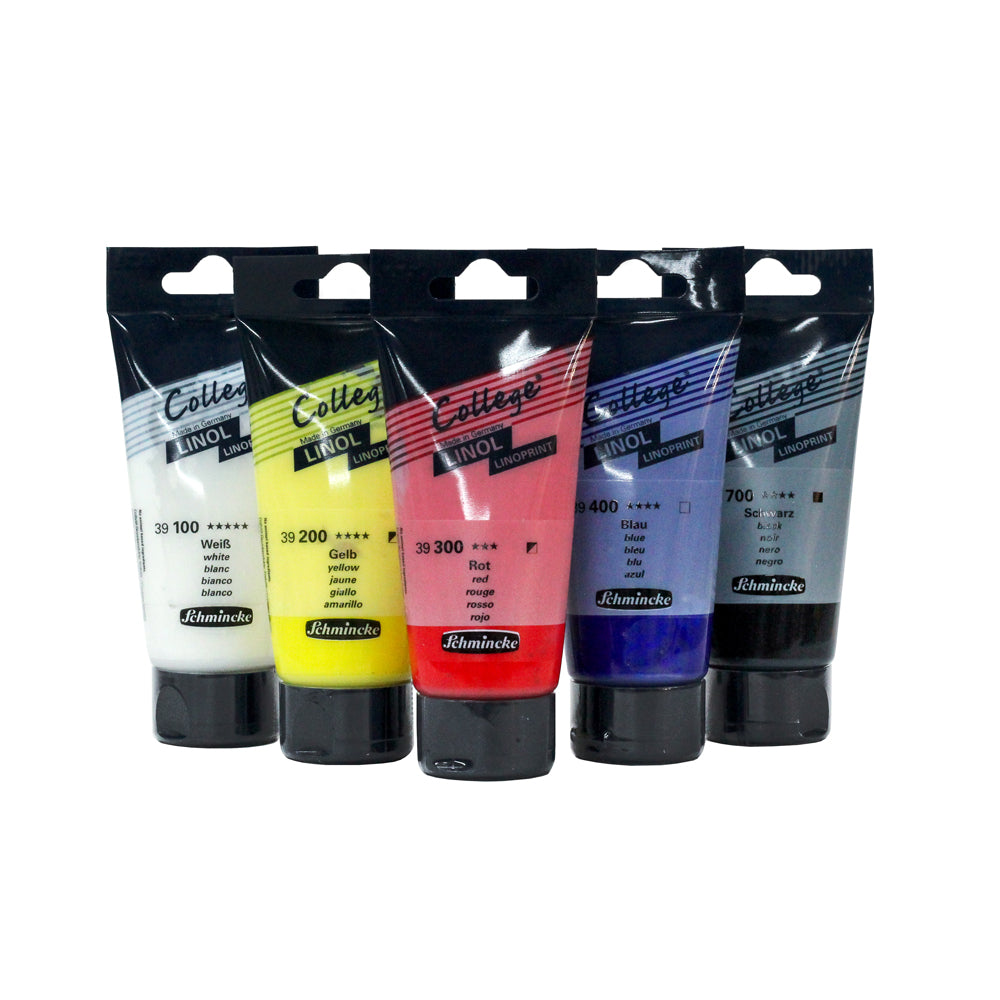 Schmincke College Lino Inks - Set of 5