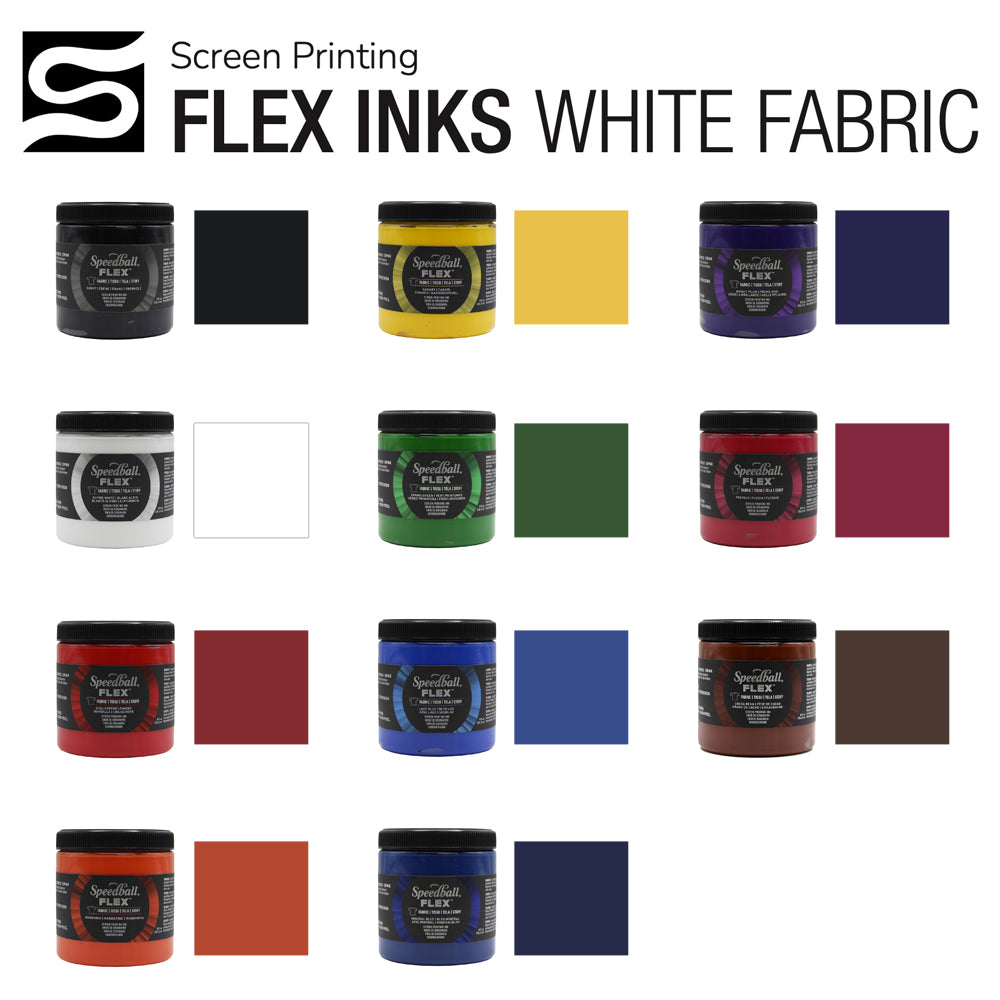 Speedball Flex™ Opaque Fabric Screen Printing Inks