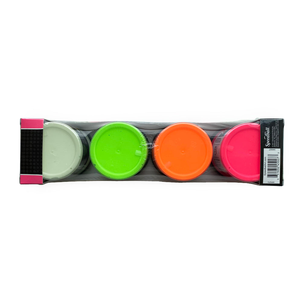 Speedball Fluorescent/Night Glo Ink Set
