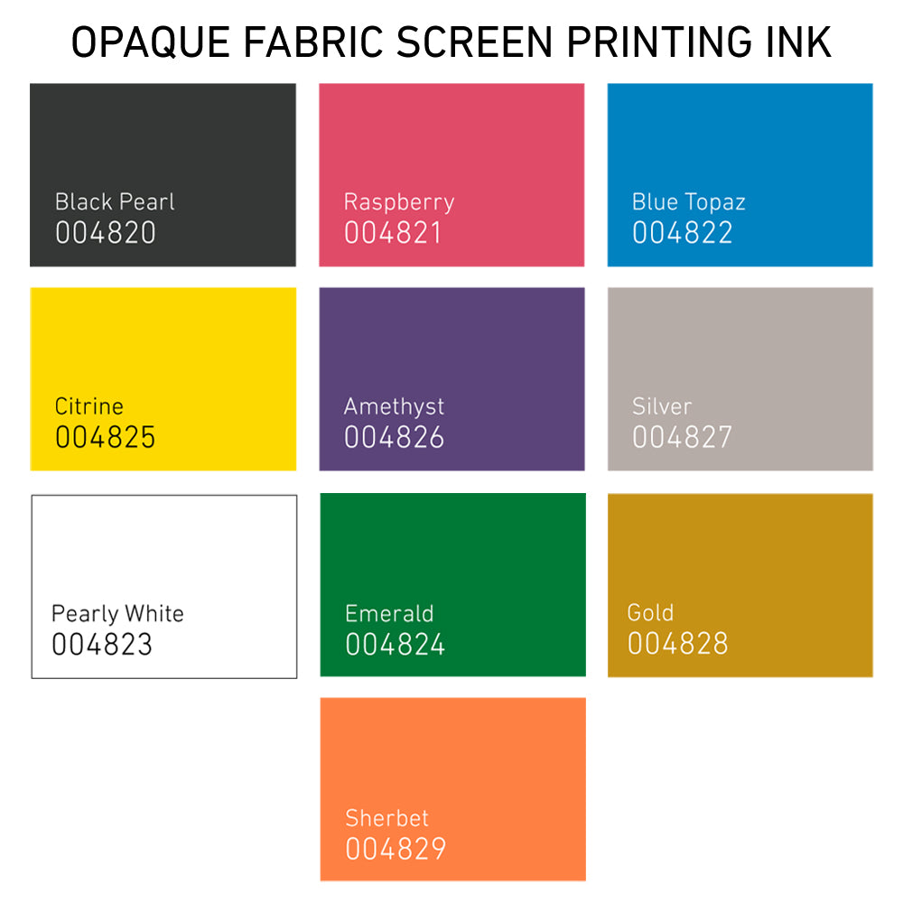 Speedball Opaque Fabric Screen Printing Inks