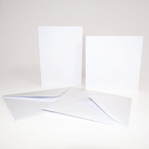White Cards and Envelopes