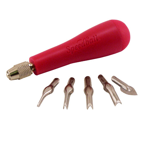 Speedball #1 Lino Cutter Assortment - 5 Blades