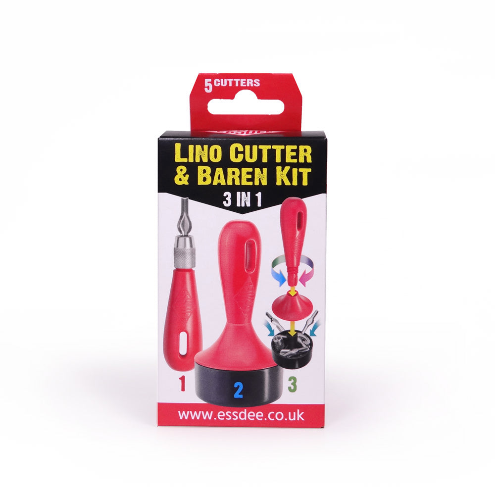 Lino Cutter and Baren Tool by Essdee
