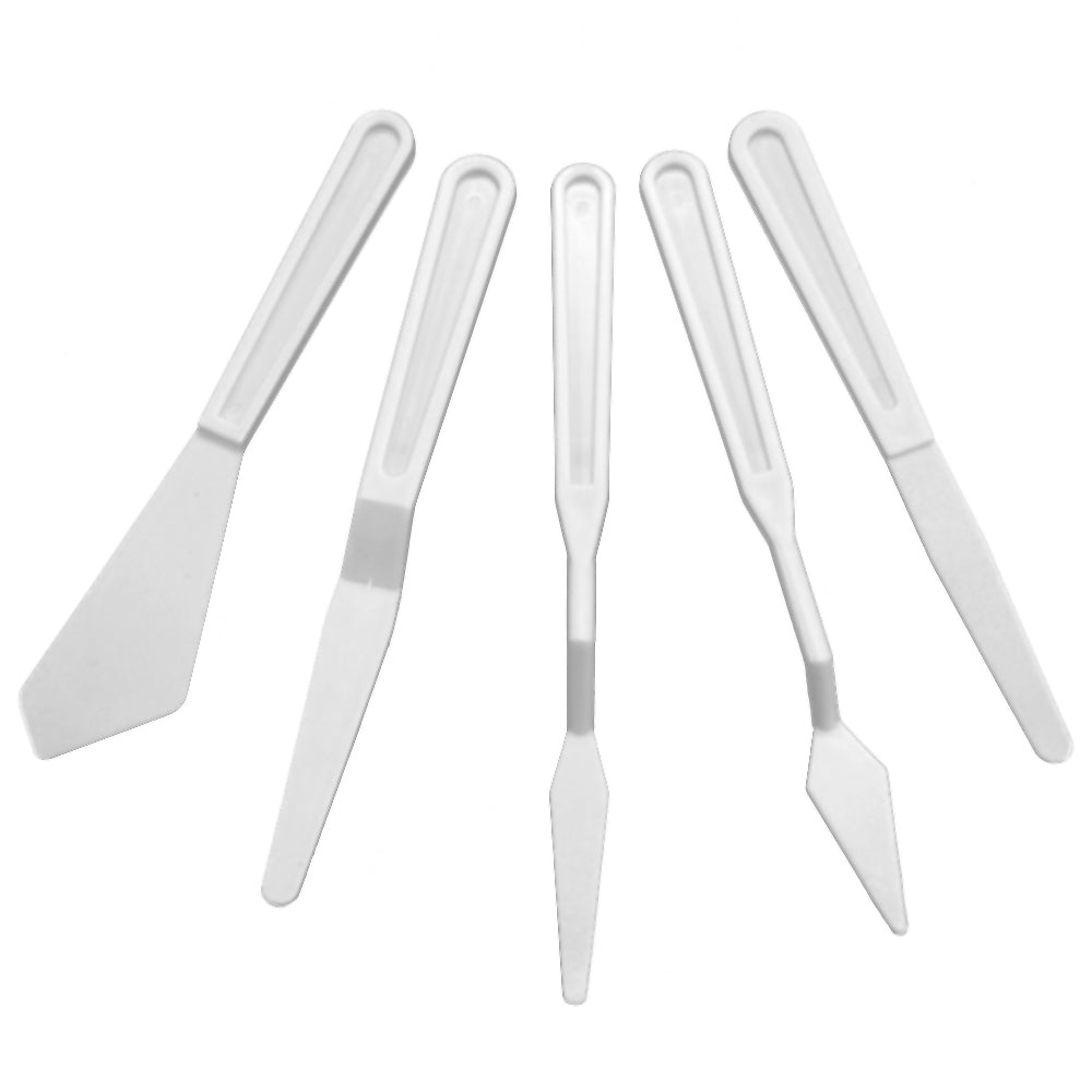 Plastic Palette Knives set of 5