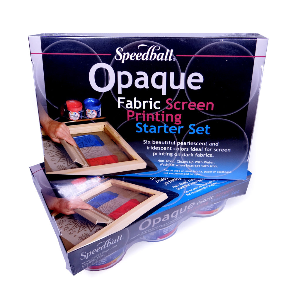 Speedball Opaque Fabric Screenprinting Set of Six Inks