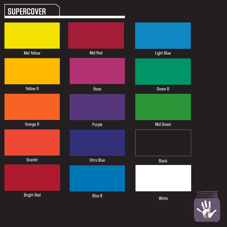 Permaset Aqua Supercover Opaque Screen Printing Ink