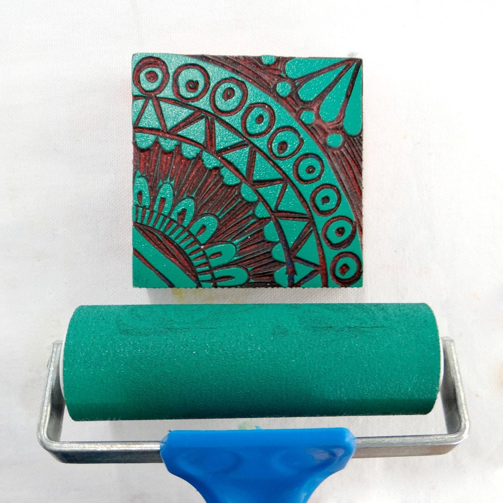 Block Printing onto Fabric Bundle