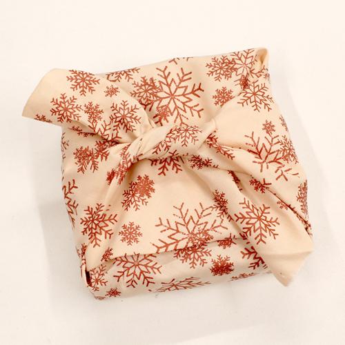 Handprinted Christmas Project: Bridget’s Furoshiki Fabric Wrapping