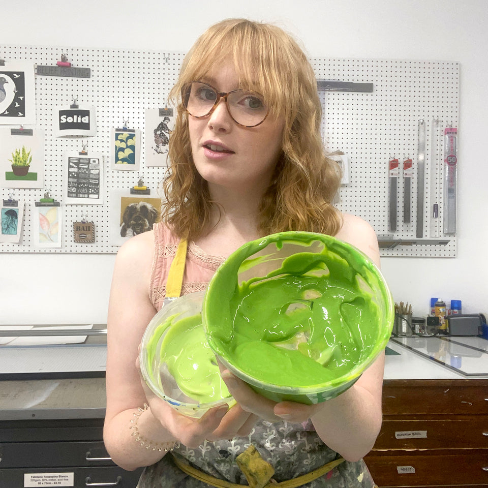 Mixing Your Own Screen Printing Inks for Fabric