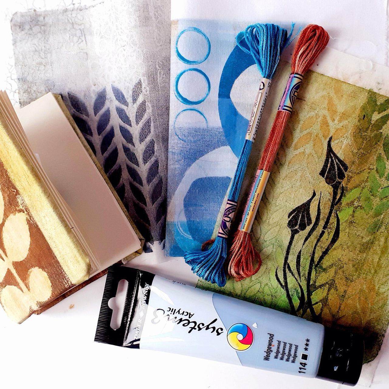 Gelli-Plate & Monoprint on Fabric with Karen Carter - Thurs 22nd October 2026