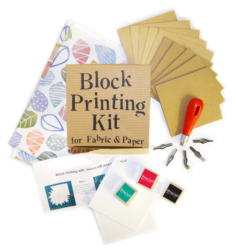 Block Printing Kit for Fabric & Paper