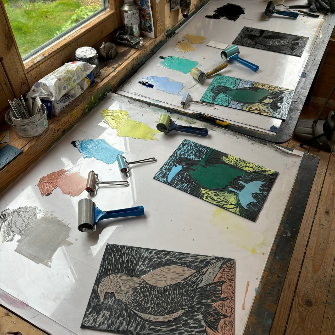 Linocut with Sam Marshall - 2 day course - Thurs 7th & Friday 8th August 2025