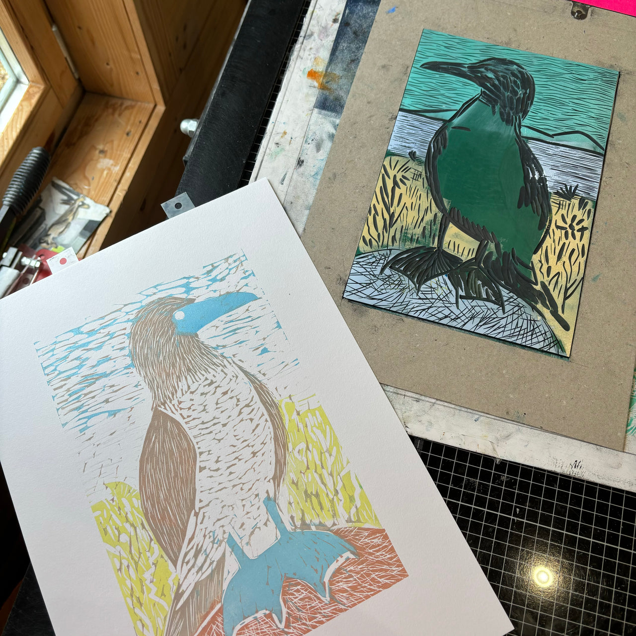 Linocut with Sam Marshall - 2 day course - Thurs 7th & Friday 8th August 2025