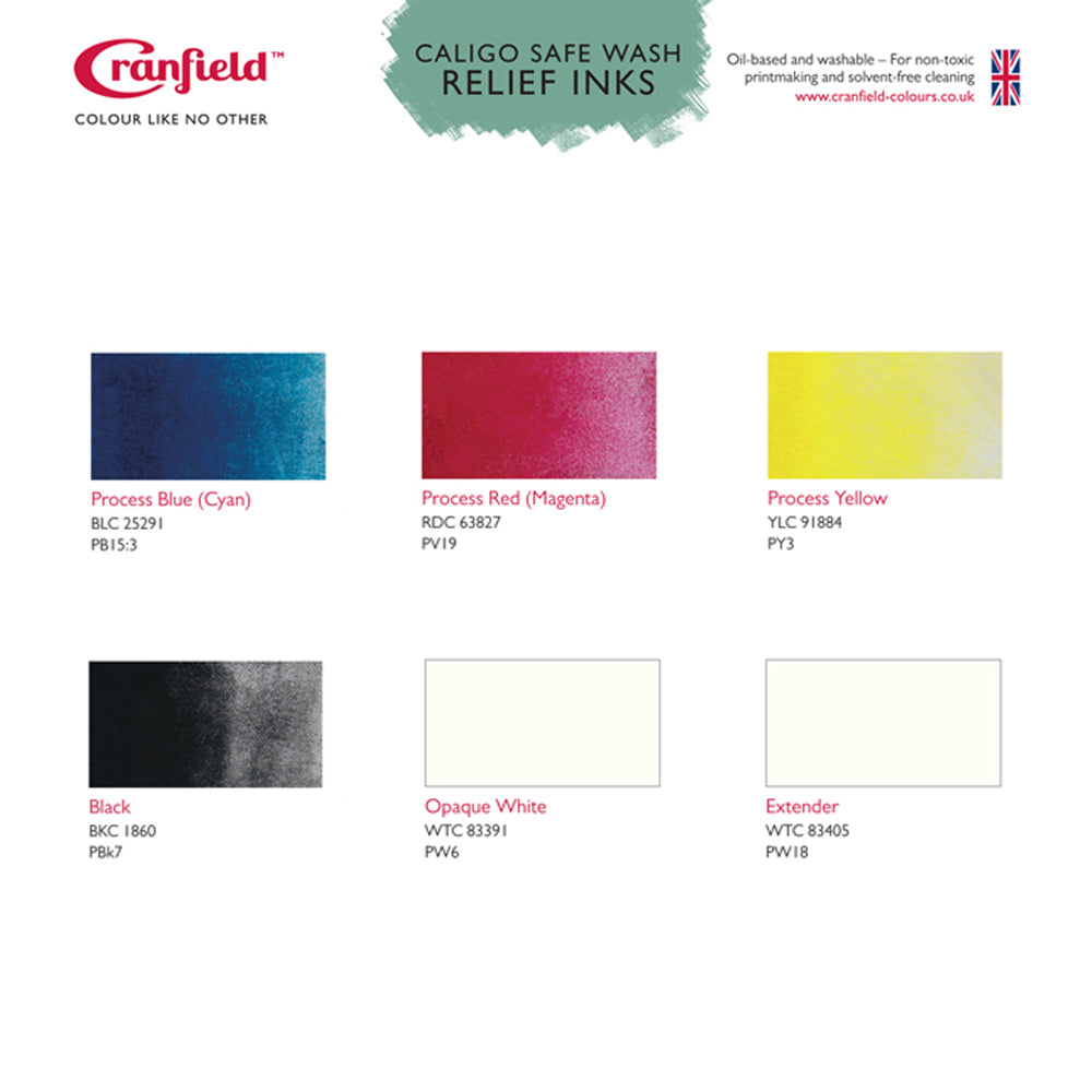 Caligo Safe Wash Relief Printing Ink Set