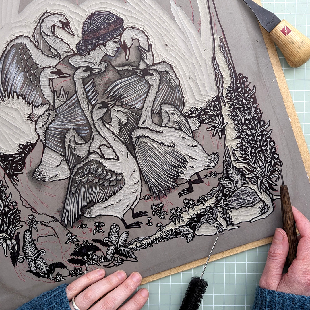 Six Week Linocut Summer School with Frankie Brown