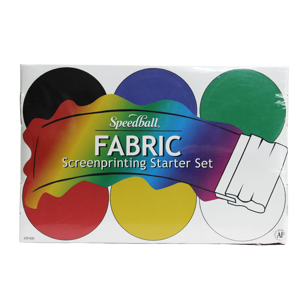Speedball Fabric Screenprinting Starter Set of Six Inks