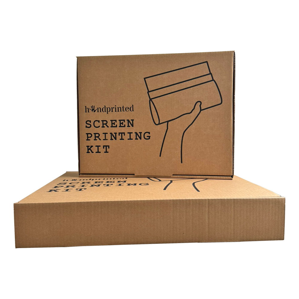 Handprinted Exposed Screen Printing Kit for Fabric