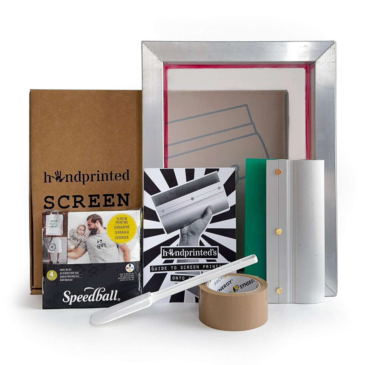 Handprinted Screen Printing Kit for Fabric
