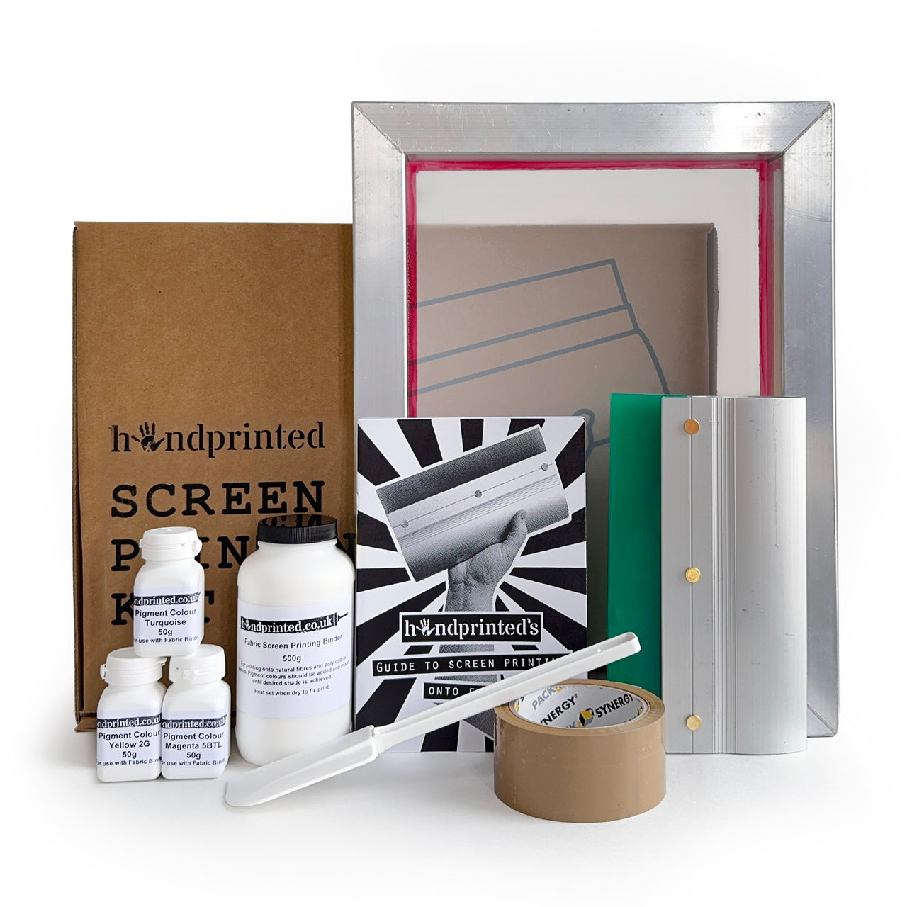 Handprinted Screen Printing Kit for Fabric