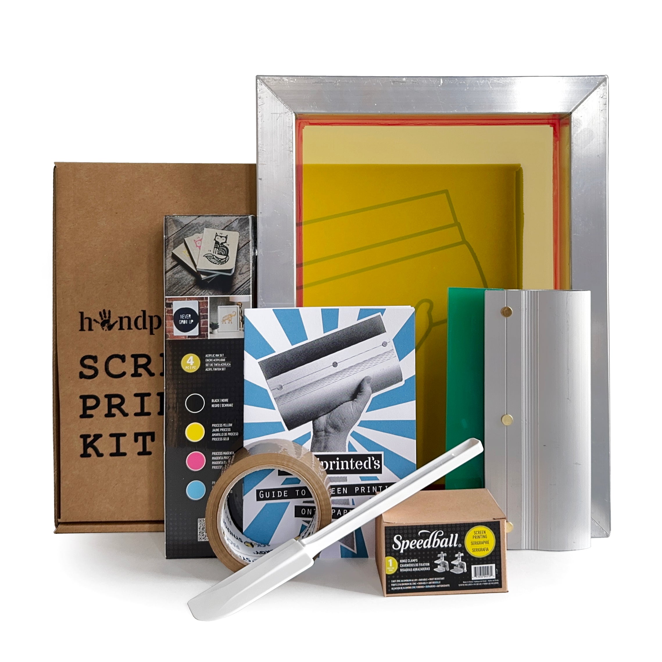 Handprinted Screen Printing Kit for Paper