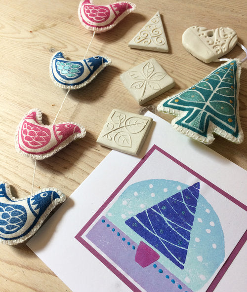 Printmaking for Christmas with Karen Carter - Thurs 12th November 2026