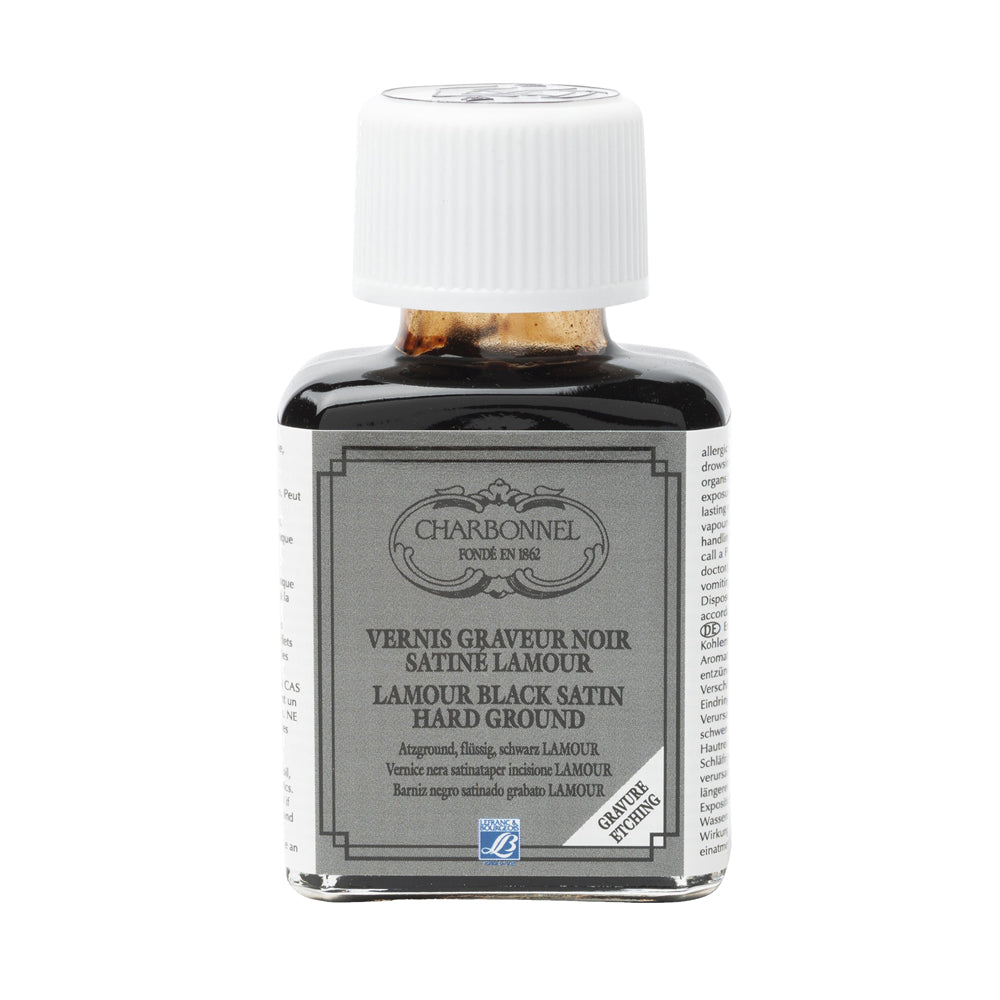 Charbonnel Lamour Black Satin Etching Ground