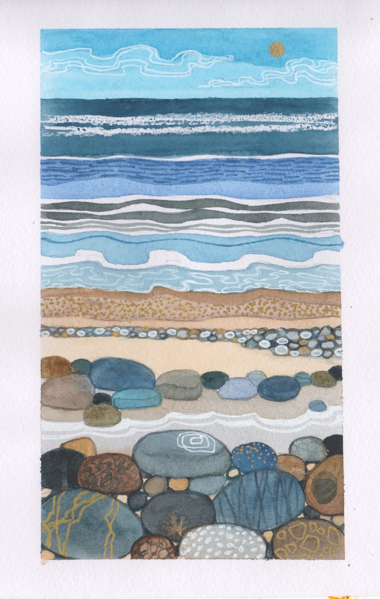 Watercolour: Sea, Sand & Sky with Karen Carter -  Thursday 24th September pm