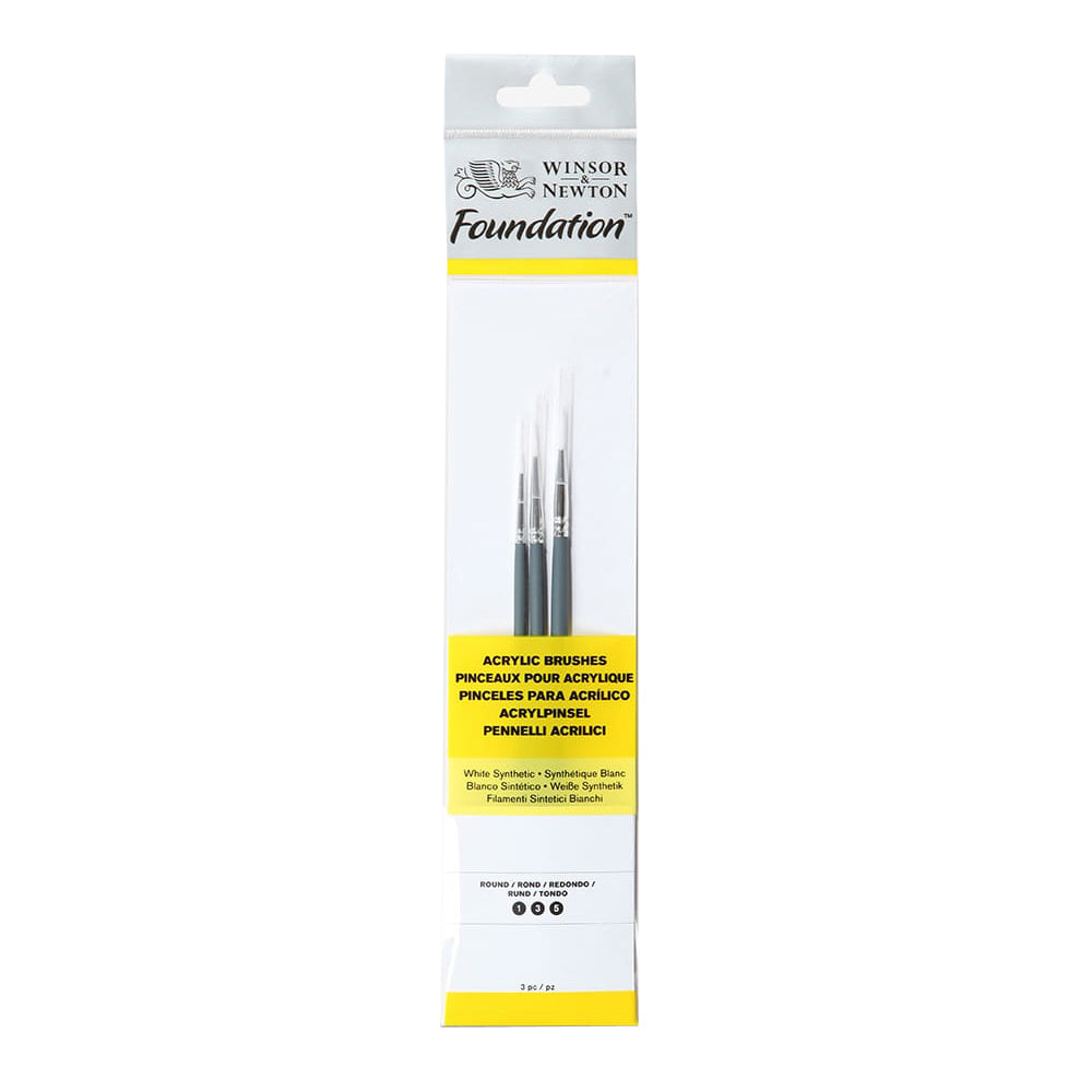 Winsor & Newton Foundation Acrylic Brush Sets