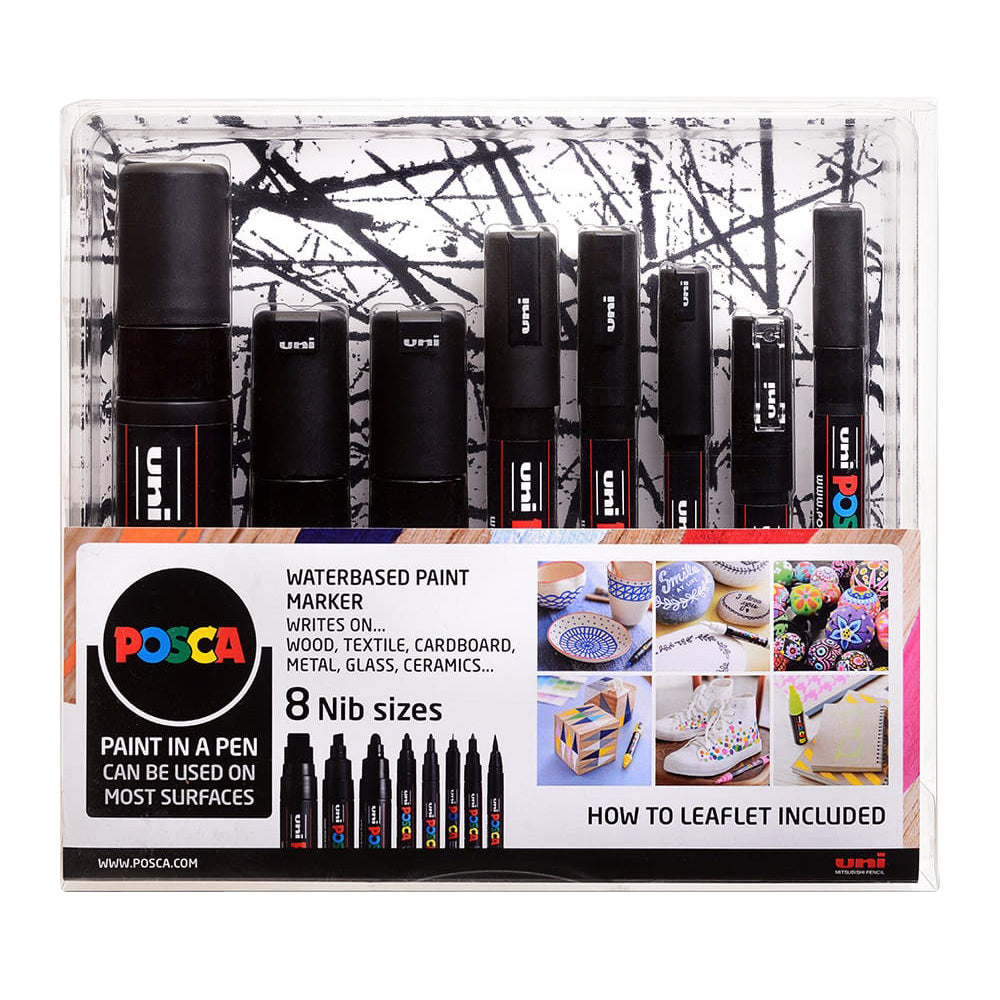 Posca Marker Label Posca Markers - Set of 8