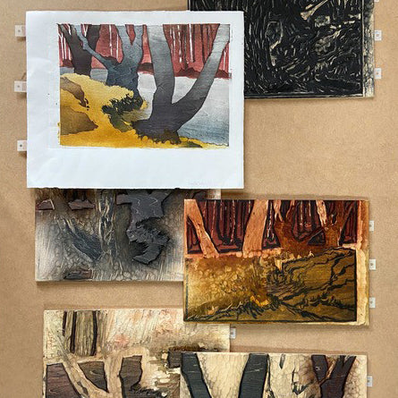 Multi-Block Linocut with Ian Phillips - 2 day course - Mon 16th &  Tues 17th February 2026