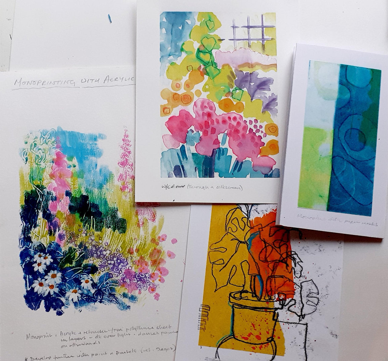 Experimental Monoprint with Karen Carter - Thurs 30th Oct 2025