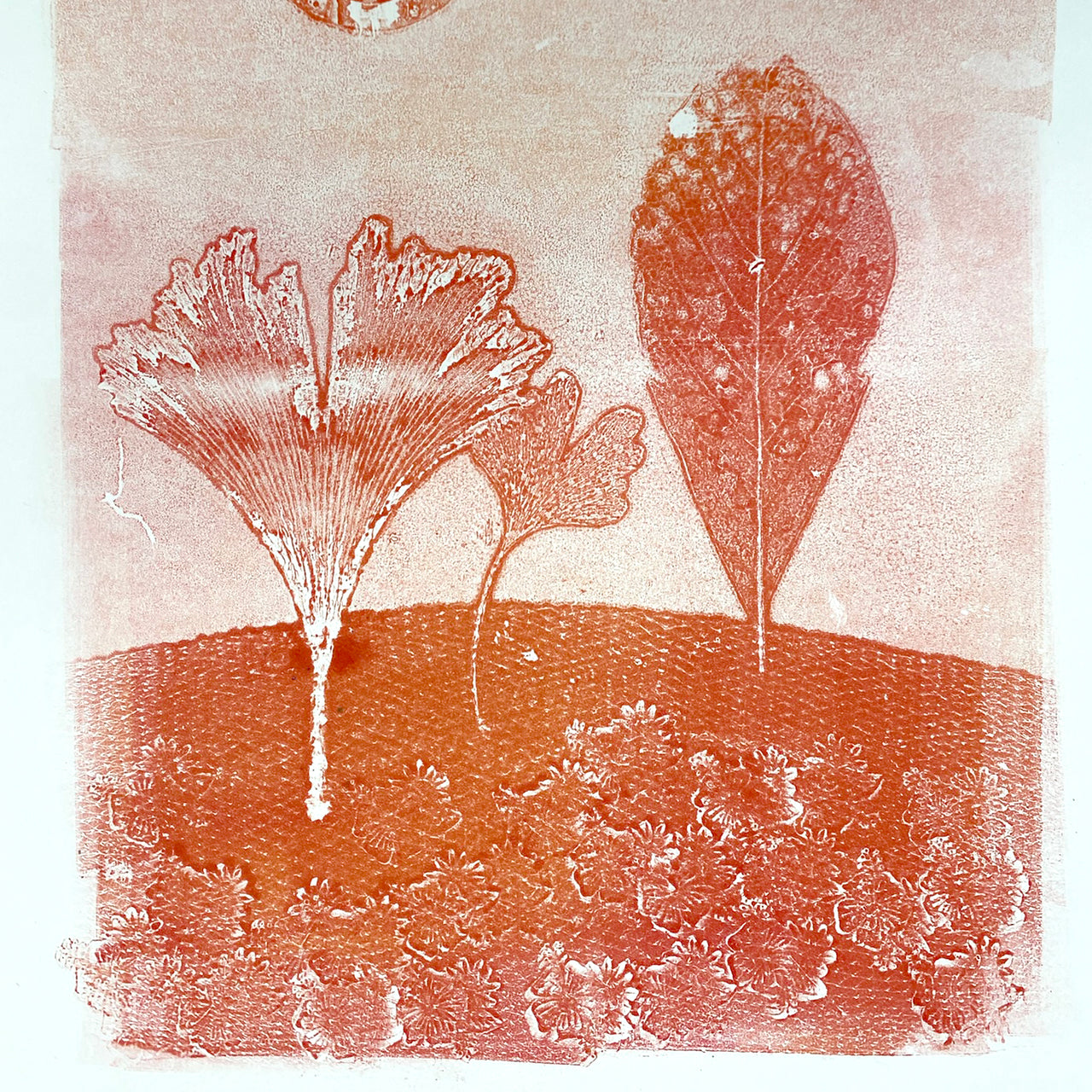 Fab Friday - Monotype with Natural Materials - 12th September