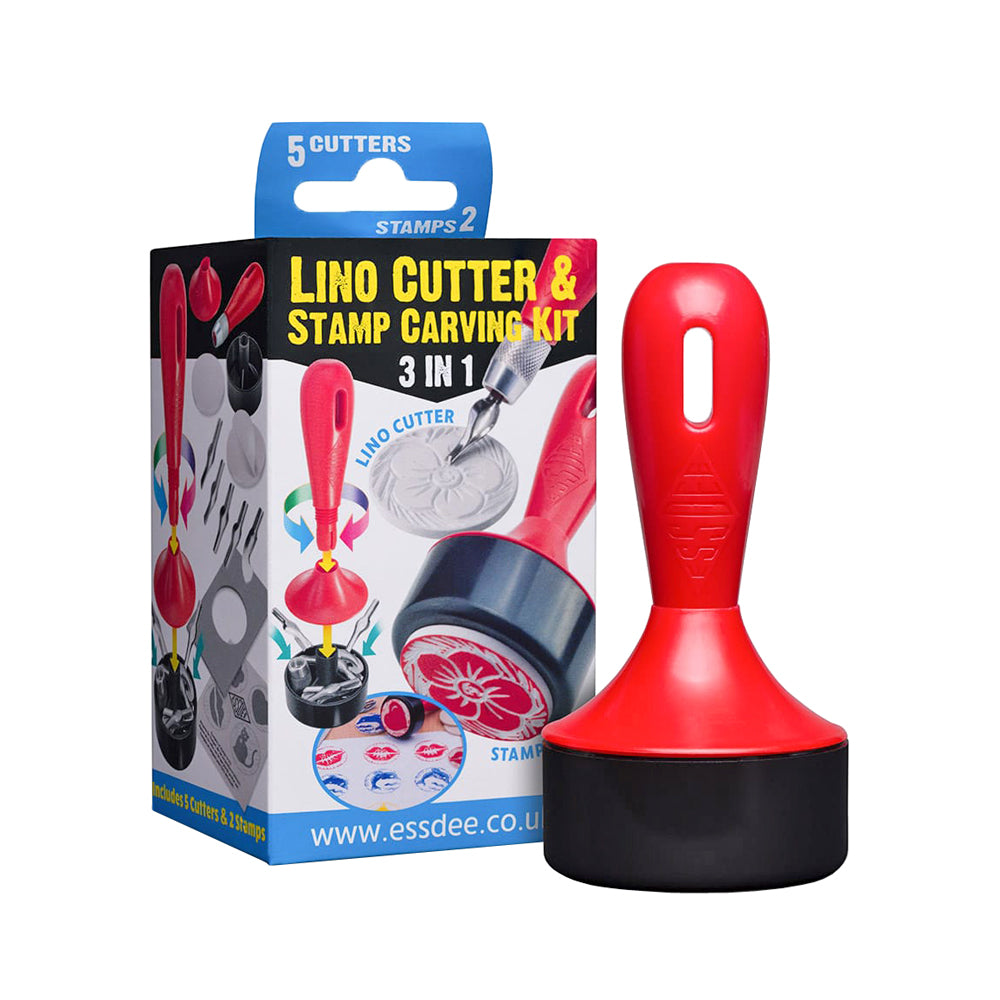 Essdee 3-in-1 Cutter & Stamp Carving Kit