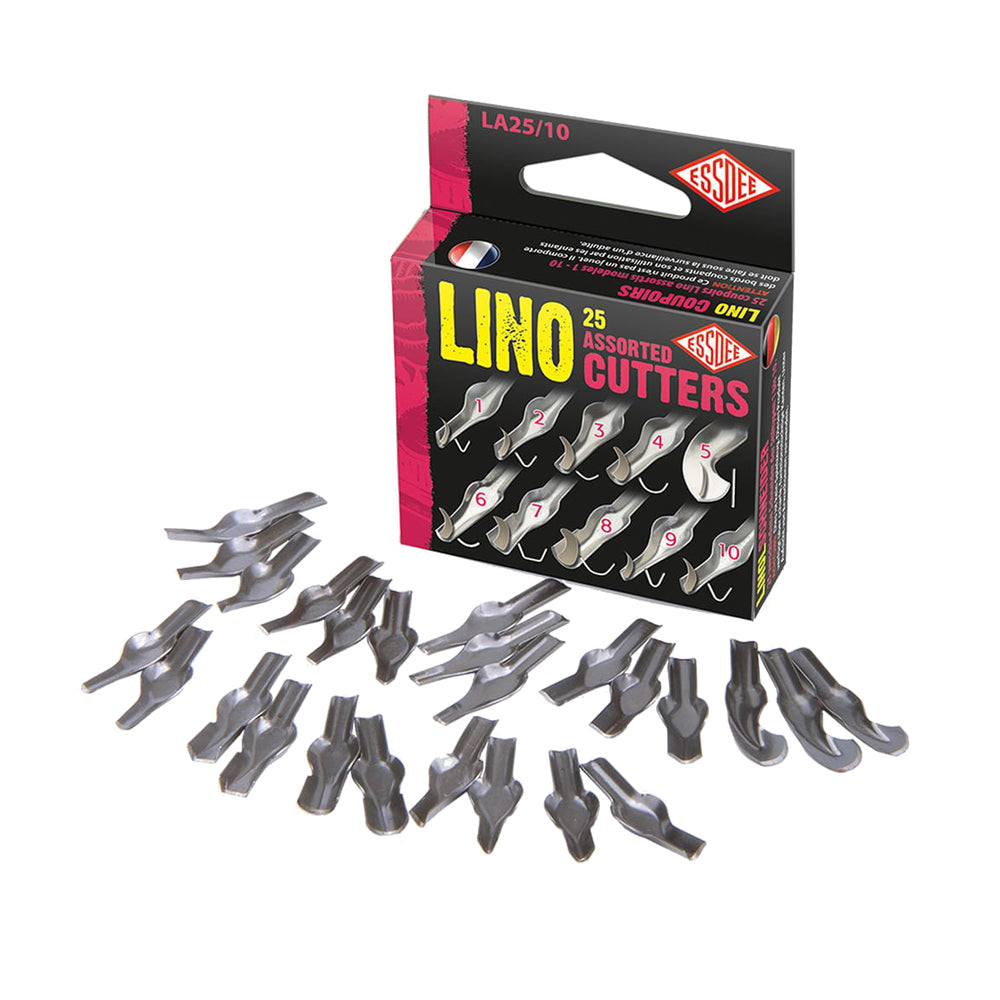 Essdee Lino Carving Cutter Tips - 25 Assorted Tips