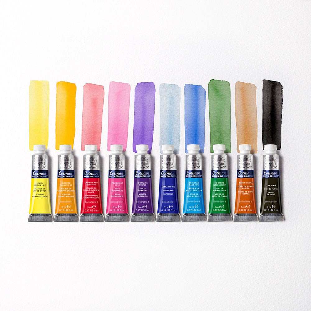 Winsor & Newton Watercolour Set of 10