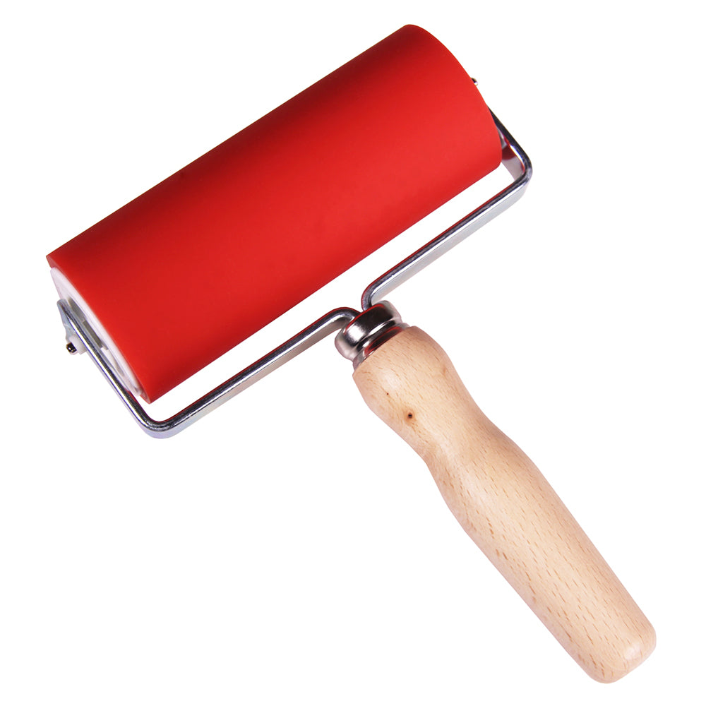 Spring Rooler Wood Wooden Handled Roller