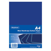 Stephens Handcopy Carbon Paper Blue A4 (10 Sheets) : Carbon  Copy Paper : Office Products