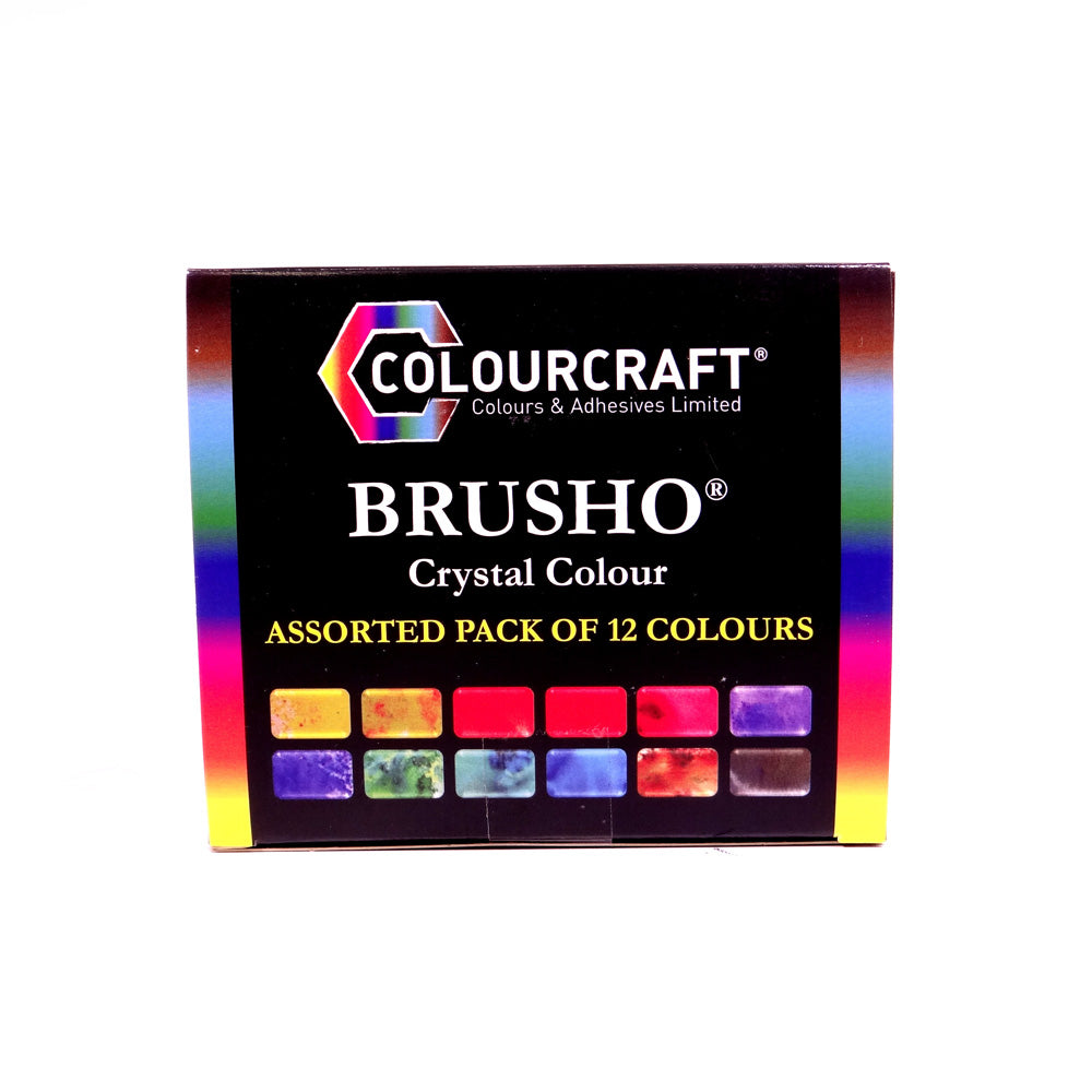 Brusho Assorted Pack - 12 Colours