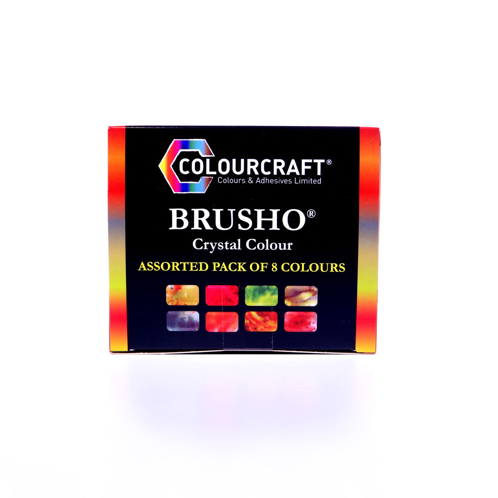 Brusho Assorted Pack - 8 New Colours!